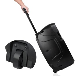 3000 Watts Wireless Portable Party Bluetooth Speaker With Microphone & Remote 8" Subwoofer High Quality Big Sound 