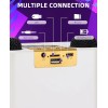 High Power Karaoke Bluetooth Speaker Portable 360 Stereo Surround Waterproof Wireless Subwoofer with 2 Mic Boombox music player 