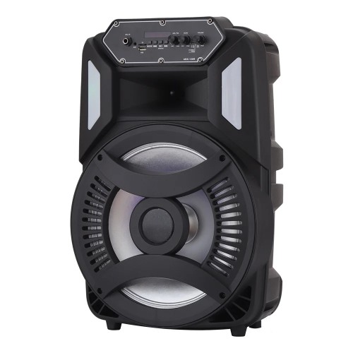 Loud Portable Bluetooth Party Speaker 12" Sub woofer Sound System karaoke Dj Rechargeable Speaker RGB Right with Mic 