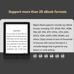 Bigme Read ebook reader, 6'' e-ink screen electronic book, Android system,support google play, Eink screen ebook tablet