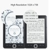 Digital Electric Book Reader Clear Display 6 Inch Text Annotation Ink Screen Book Reader with 8G Storage for Commuting for Home 