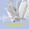 BINNUNE BW06 2.4GHz Bluetooth Headsets Gamer with Mic Wireless Gaming Headphone with Microphone for PS5 PS4 PC Mac Playstation