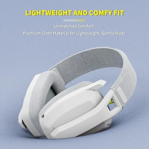 BINNUNE BW06 2.4GHz Bluetooth Headsets Gamer with Mic Wireless Gaming Headphone with Microphone for PS5 PS4 PC Mac Playstation
