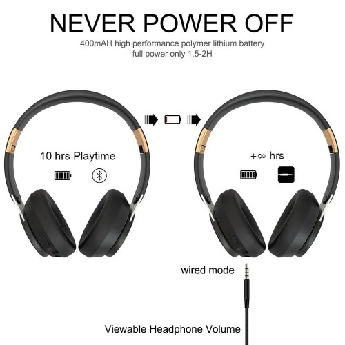 Wireless Headphones Bluetooth 5.0 Headset Foldable Earphones HiFi 9D Bass Stereo Earphone Sport Headset With Microphone 