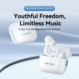 Vention ECHO LITE E11 Bluetooth Earphones Bluetooth 5.4 HiFi TWS True Wireless In Ear Headphones Stereo Sports Earbuds With Mic 