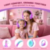 Kids ANC Wireless Over Ear Bluetooth Headphones Noise Cancelling Headphones & Hearing Protection for Travel/School Girls Gift 