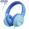 AWATRUE HK07 Kids Wired Headphones Stereo Sound Earphone with Mic Music Study Headset Limited Volume 74dB/85dB for Children 