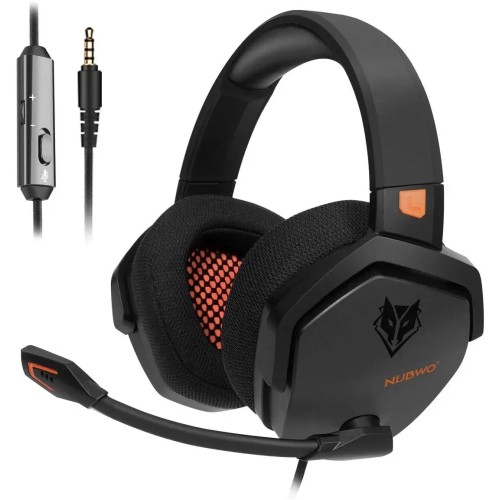 NUBWO N16 Gaming Headset Noise Canceling Mic,Stereo Sound Wired Headphone for PS5, PS4, Xbox One, Switch, PC,Gamer Headset 