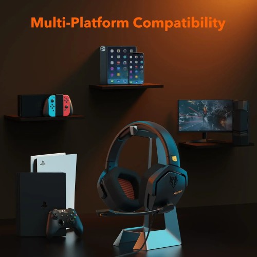 NUBWO N16 Gaming Headset Noise Canceling Mic,Stereo Sound Wired Headphone for PS5, PS4, Xbox One, Switch, PC,Gamer Headset 