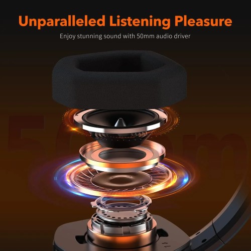 NUBWO N16 Gaming Headset Noise Canceling Mic,Stereo Sound Wired Headphone for PS5, PS4, Xbox One, Switch, PC,Gamer Headset 