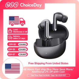QCY MeloBuds Pro ANC Bluetooth 5.3 Earphones Wireless 46dB Hybrid ANC Hi-Res LDAC Earbuds 6 Mic Headphones 34H in-Ear Detection 