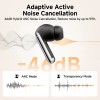 QCY MeloBuds Pro ANC Bluetooth 5.3 Earphones Wireless 46dB Hybrid ANC Hi-Res LDAC Earbuds 6 Mic Headphones 34H in-Ear Detection 