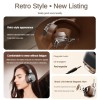 2024 New CR-8 Classic Over Ear Headsets Studio Dj Stereo Bluetooth5.3 Wireless Retro Headphones Touch Control Type C Earphones 