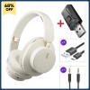 Wireless TV Headphones Bluetooth 5.3 USB Adaptor Stereo endurance 12 hours Headset Foldable Helmet Earbuds with Mic for PC Music