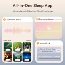 Realfit F4 Sleep Earphones Mini ANC Bluetooth Earphones 40dB Active Noice Cancellation HIFI Heavy Bass Wireless Earbuds 