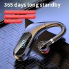 Bluetooth Headphones with Real-time Digital Display HD Sound Quality Durable Endurance with Painless Sports Headphones 