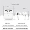2025 New Air Pro TWS Wireless Bluetooth Earphones Headphones In Ear Earbuds Sports Noise Cancelling Headset for IPhone Android 