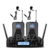 G58 600-699MHz Headset Profressional Wireless Microphone System Automatic Scan 2 Channels Bodypack Transmitter Stage Performance 
