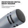 Instrument Microphone E608 7-Piece Wired Drum Mic Kit Dynamic Kick Bass Tom/Snare Cymbals Use For Drums Vocal Band DJ Stage Inst 