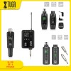 XTUGA Mini Wireless Microphones Professional Converter XLR Rechargeable Transmitter Receiver For Dynamic Condenser Microphone 