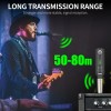 XTUGA Mini Wireless Microphones Professional Converter XLR Rechargeable Transmitter Receiver For Dynamic Condenser Microphone 