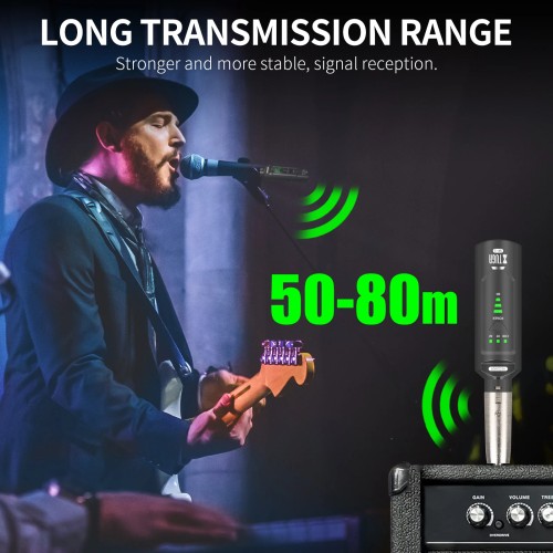 XTUGA Mini Wireless Microphones Professional Converter XLR Rechargeable Transmitter Receiver For Dynamic Condenser Microphone 