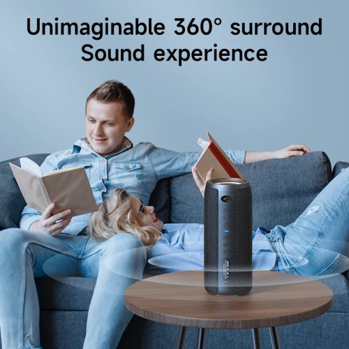Zealot-S51Pro High-power Bluetooth Speaker 40W 3D Stereo Bass Bluetooth Speaker Portable IPX5 Waterproof Suitable TWS Boom Box