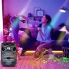 1100W Portable Bluetooth Party Speaker 8" Subwoofer w/Stand Sound System Dj Karaoke RGB Light Rechargeable Speaker with Mic