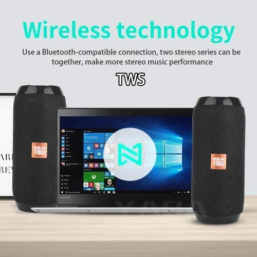 Portable Speaker Wireless  Bluetooth-compatible Subwoofer Outdoor Waterproof Loudspeaker Stereo Surround Support FM RadioTF 