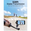 MAONO T1mini Wireless Lapel Microphone for Phone-Noise Cancellation Auto Clipping Function App Setting Audio Video Recording Mic 