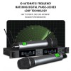 Professional Wireless Microphone  UHF Karaoke One Drag Two KTV Stage Wedding Performance Conference Microphone 
