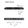Professional Wireless Microphone  UHF Karaoke One Drag Two KTV Stage Wedding Performance Conference Microphone 