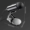 Professional Wired Condenser conference Microphone gooseneck desktop High voice quality Mic Computer Gaming USB Microphone 