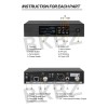 QLXD4-B58-Fullset 500MHz/600MHz Professional Wireless Microphone UHF Handheld Headset Mic Stage Performance Party Karaoke 
