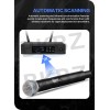 QLXD4-B58-Fullset 500MHz/600MHz Professional Wireless Microphone UHF Handheld Headset Mic Stage Performance Party Karaoke 