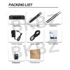 QLXD4-B58-Fullset 500MHz/600MHz Professional Wireless Microphone UHF Handheld Headset Mic Stage Performance Party Karaoke 