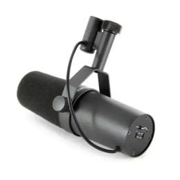 XIKCU SM7B Professional Dynamic Cardioid Microphone Live Vocals Recording Performance Studio Selectable Frequency Response Mic 