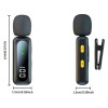 Professional Wireless Lavalier Microphone System with Intelligent Noise Cancellation Lapel Mic For Vlog&Interviews&Conferences 