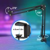 Haomuren Professional USB Streaming Podcast PC Microphone Studio Cardioid Condenser Mic Kit with Boom Arm For Recording YouTube 