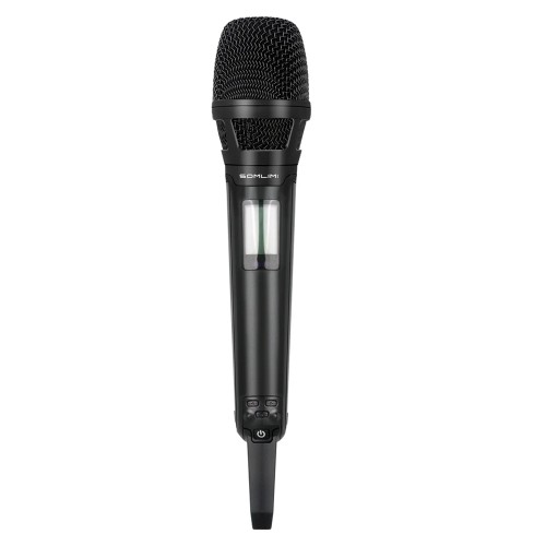 SOMLIMI EM-300 UHF True Diversity Wireless Microphone System for Karaoke Stage Performances Mic Wireless Professionnel 