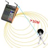 Professional 4 Channel Audio Mixer with UHF Wireless Microphone USB Bluetooth Karaoke System Sound Mixing Console LOMEHO AM-AKS2 