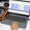 Professional 4 Channel Audio Mixer with UHF Wireless Microphone USB Bluetooth Karaoke System Sound Mixing Console LOMEHO AM-AKS2 