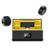 M9 Wireless Lavalier Microphone w/ Charging Box Magnetic Lapel Microphone Noise Reduction Audio Recording Mic for Xiaomi/iPhone 