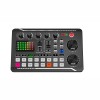 DJ Equipment Microphone Sound Card Console Studio Sound Card Kit Cable Phone Mixing Computer Live Voice Mixer F998 Sound Card 