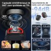 Mini Wireless Lavalier Microphone Professional 360° Pickup with ENC Noise Reduction,for iPhone Lightning Android Type-C Devices 