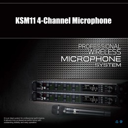 Leicozic 4 Channel Wireless Microphone Professional Lapel Wireless Microfono Headset Microfone Dynamic AD4Q KSM8 KSM11 SM-Beta58 