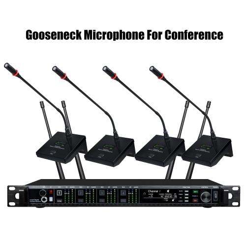 Leicozic 4 Channel Wireless Microphone Professional Lapel Wireless Microfono Headset Microfone Dynamic AD4Q KSM8 KSM11 SM-Beta58 