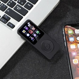MP3 MP4 Player Bluetooth-Compatible5.0 Music Stereo Player 1.8in Color Screen with E-book/FM Radio/Recording 
