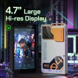 HiBy R4 ES9018Q2M*4 Android12 HiFi Music Player MP3 Audio Bluetooth WiFi DSD256 MQA 16x USB DAC Headphone AMP 11hr 4.7'' OPA1652 