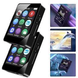 8/16/32/64GB Portable MP3 Player 1.8inch Screen Bluetooth-Compatible 5.0 Sports MP3 Player Gift for Kids With Recording/E-Book 